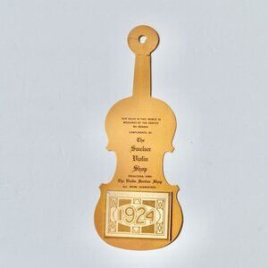 The Smelser Violina Shop Oskaloosa Iowa 1924 Calendar